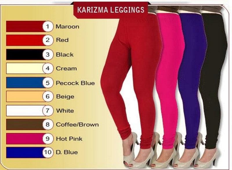 Stretchable viscose lycra fabric soft Leggings for regular wear –  Boutique4India