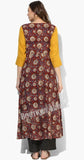 Rayon Kalamkari Printed A - Line Kurti