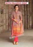 Multicolor Printed Pashmina Palazoo Suit
