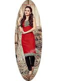 Red Exotic colored Rayon Fabric Kurti