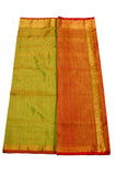 Uppada Tissue Silk  Saree in Pink and Green Color