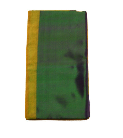 Uppada Tissue Silk  Saree in Olive Green, Blue blended with Golden Color