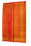 Uppada Tissue Silk  Saree in Golden and Pink Color