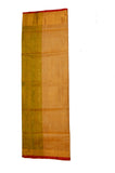 Uppada Tissue Silk  Saree in Golden/ Half and Green Color
