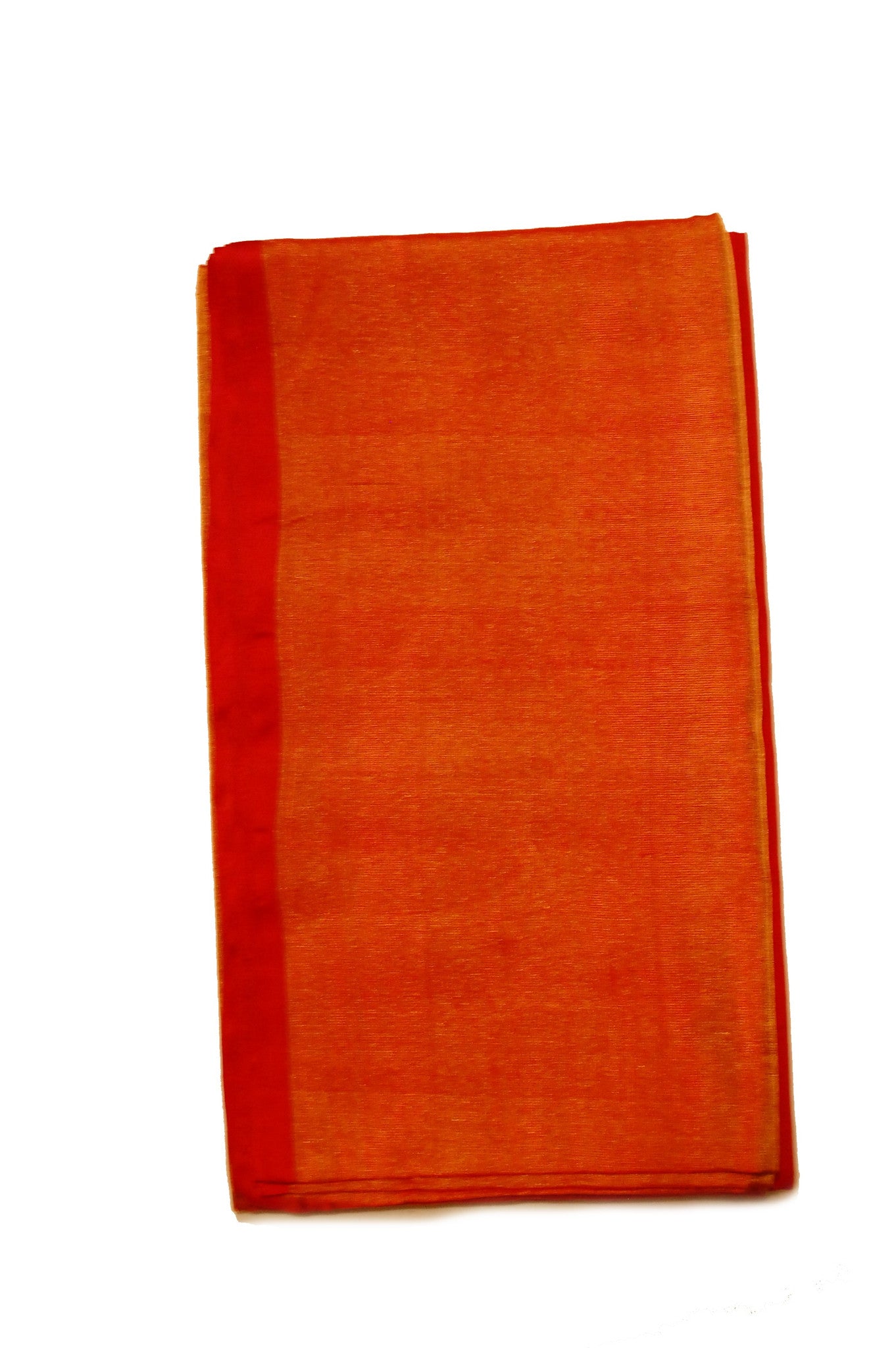 Uppada Tissue Silk  Saree in Orange  and Pink Color
