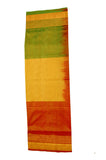 Pure Light weight Uppada Silk Saree in Yellow, Green and Golden Color