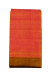 Uppada Silk Saree in Orange, Pink and Golden Color