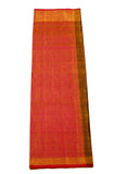 Uppada Silk Saree in Orange, Pink and Golden Color