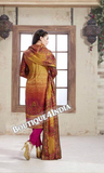 Printed Magenta Pashmina Salwar Suit