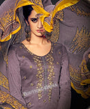 Mountbatten Pink Pure Jam Silk Cotton Salwar Palazoo Suit