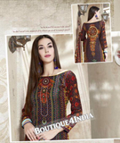 Multicolor Printed Pashmina Salwar Suit
