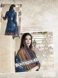 Light blue Printed Pashmina Salwar Suit