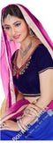 Lehenga - Attractive Heavy Work Designer Lehenga Collection - Rich Blue, Royal Blue And Pink Shade Most Beautiful 3 Piece Semi Stitched Lehenga Collection For Party / Wedding / Special Occasions - Semi Stitched, Blouse - Ready to Stitch - Boutique4India Inc.