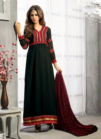 Black Georgette fancy Salwar Suit