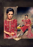 Hibiscus Pure Jam Silk Cotton Salwar Palazoo Suit