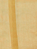 Golden Banarasi Silk Hand Block Printed Dupatta