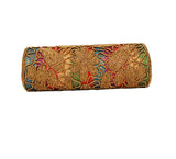 Multicolor Dupion Silk Clutch Bag with beads and Stone work - Boutique4India Inc.