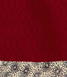 Lakda Jacquard Maroon and Color printed Straight Cut Salwar Suit