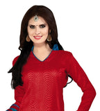 Maroon Color Bahagalpuri Silk Straight Cut Salwar Suit