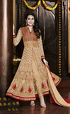 Exquisite Heavy Work Wedding Collection- Golden, Ivory And Rich Red Top To Bottom Rich Work Designer Wedding Stunning Collection / Party / Wedding / Festival / Special Occasion - Ready to Stitch - Boutique4India Inc.