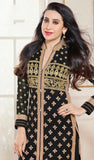 Salwar - Heavy Work Designer Wedding Collection - Black And Gold Grand And Graceful Heavy Embroidery And Lace Work Unique Collection For Party / Wedding / Festival / Special Occasion - Boutique4India Inc.
