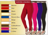 Stretchable viscose lycra fabric soft Leggings for regular wear