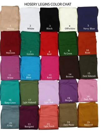 Good quality thick cotton comfort leggings for all seasons - Boutique4India Inc.