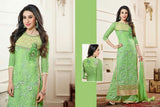 Heavy Work Designer Wedding Collection - Pista Green And Golden Grand And Graceful Heavy Embroidery And Lace Work Unique Collection For Party / Wedding / Festival / Special Occasion - Ready to Stitch - Boutique4India Inc.