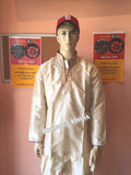 Beige Dupion Silk Men's Kurta